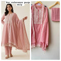 Mul Chanderi Unstitched Ladies Suit with Zari Embroidery RC-19012(B)