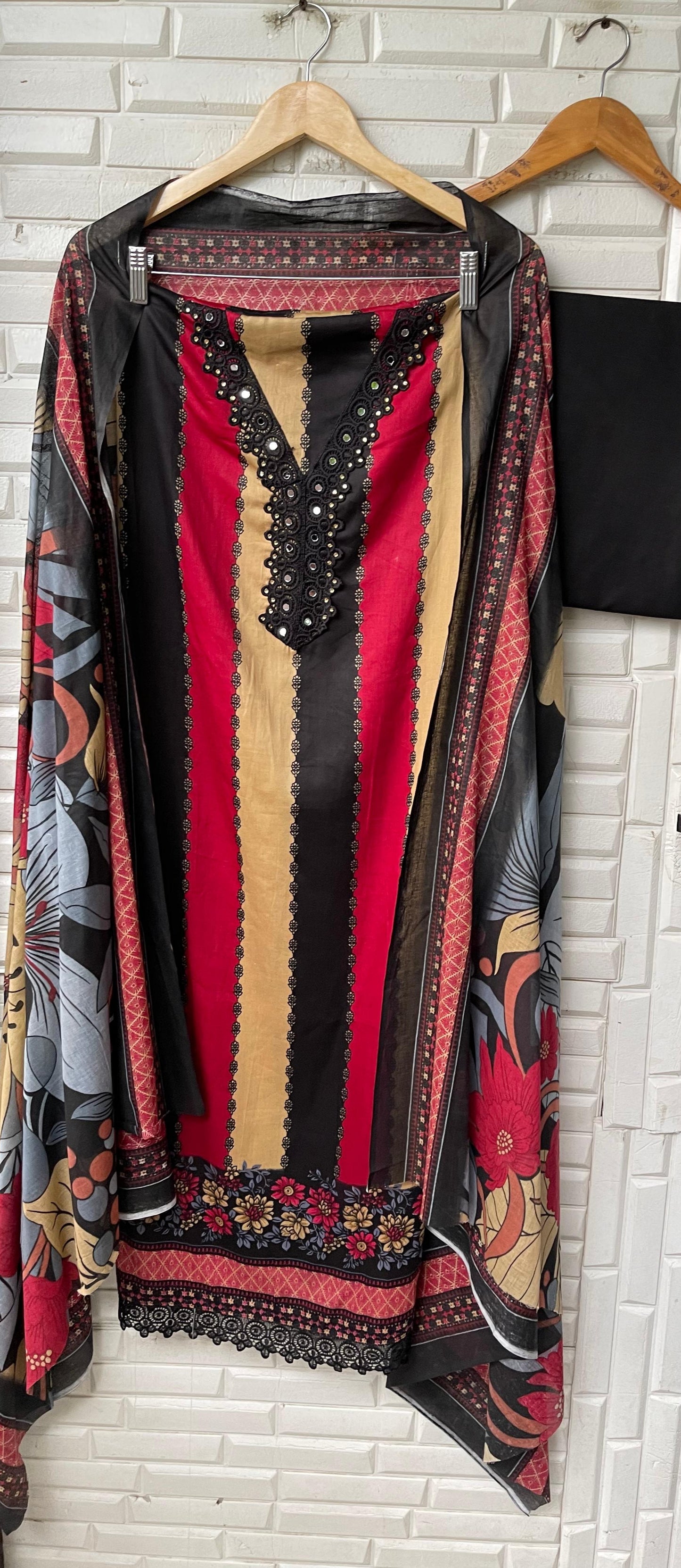 Cotton unstitched ladies suit Rc17376 (b)