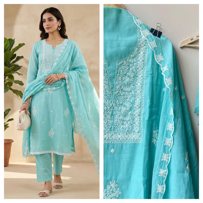 Mul cotton unstitched ladies suit Rc18935