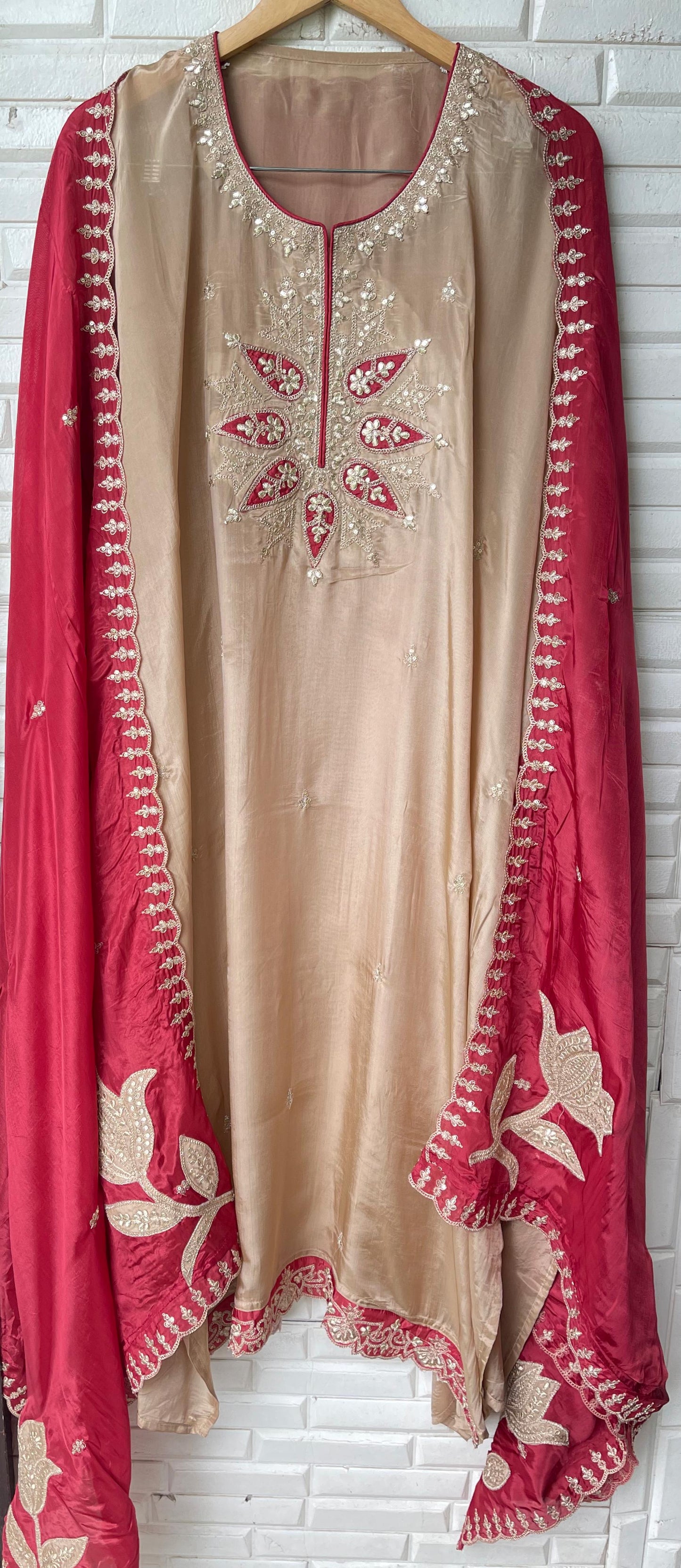 Pure silk unstitched ladies suit Rc17651