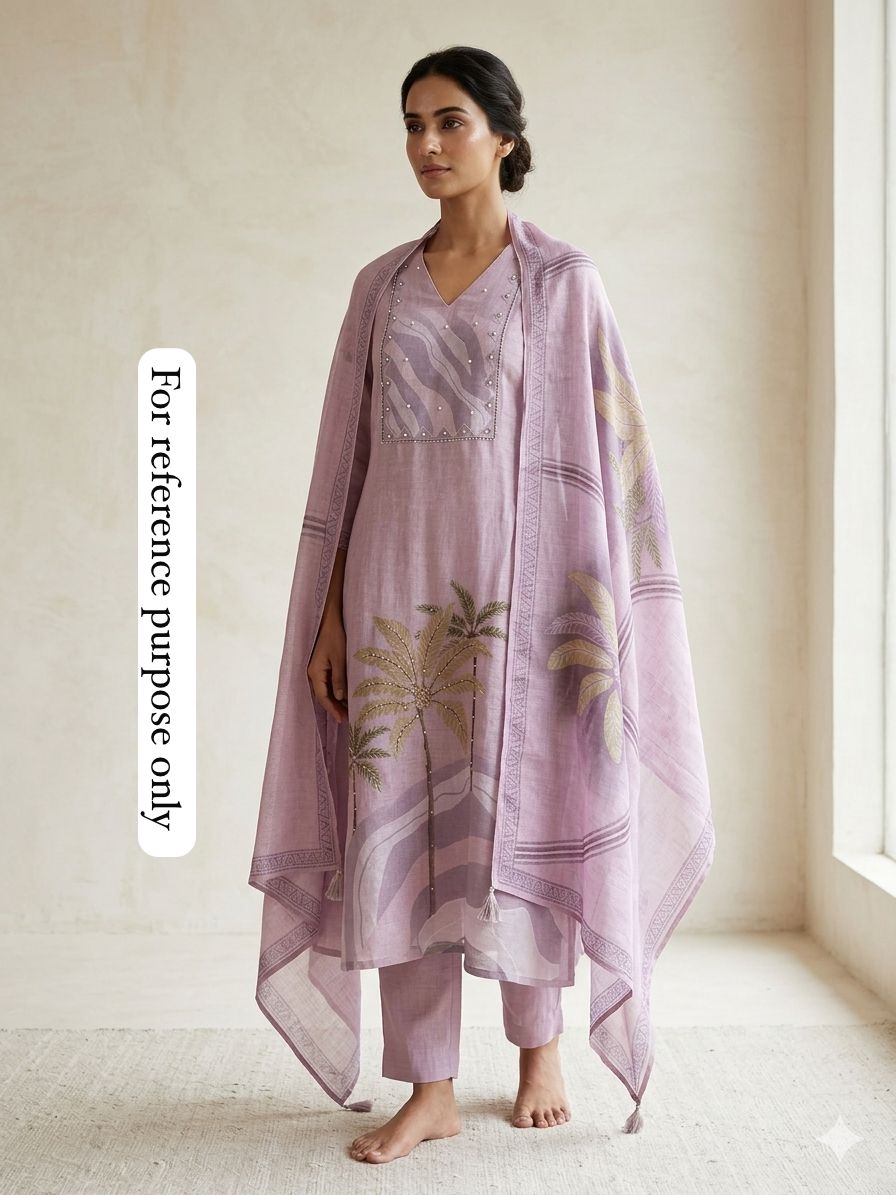 Linen Printed Unstitched Ladies Suit RC18872 – view 2
