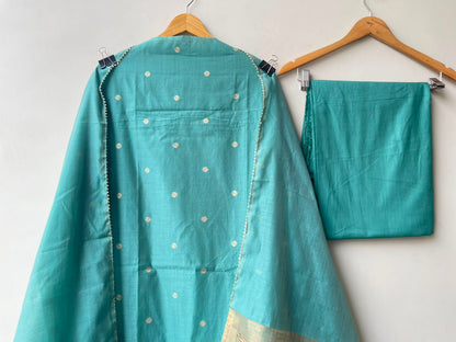 Banarasi mul chanderi ladies unstitched suit Rc19158 (c)