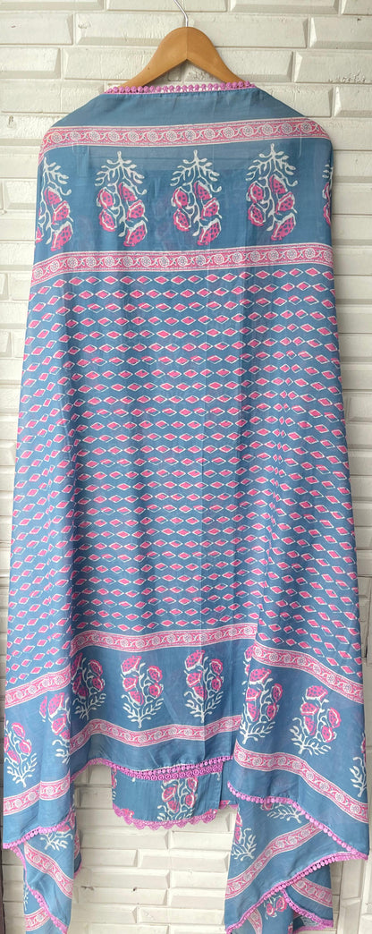 Cotton unstitched ladies suit Rc17458