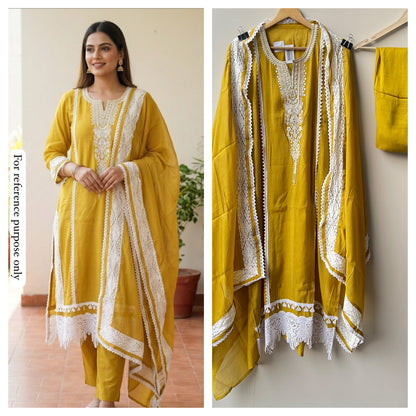 Mul chanderi unstitched ladies suit Rc18930