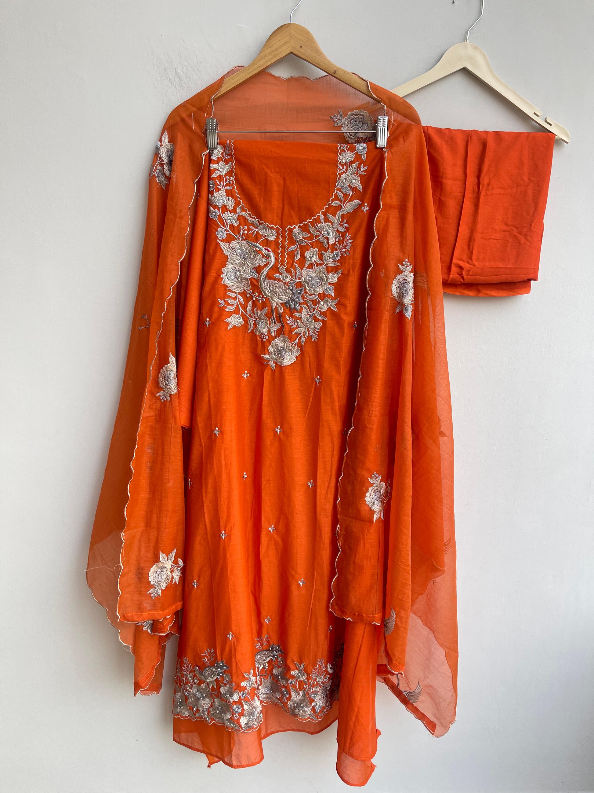 Mul Chanderi Unstitched Ladies Suit RC-18596 (d) – view 4