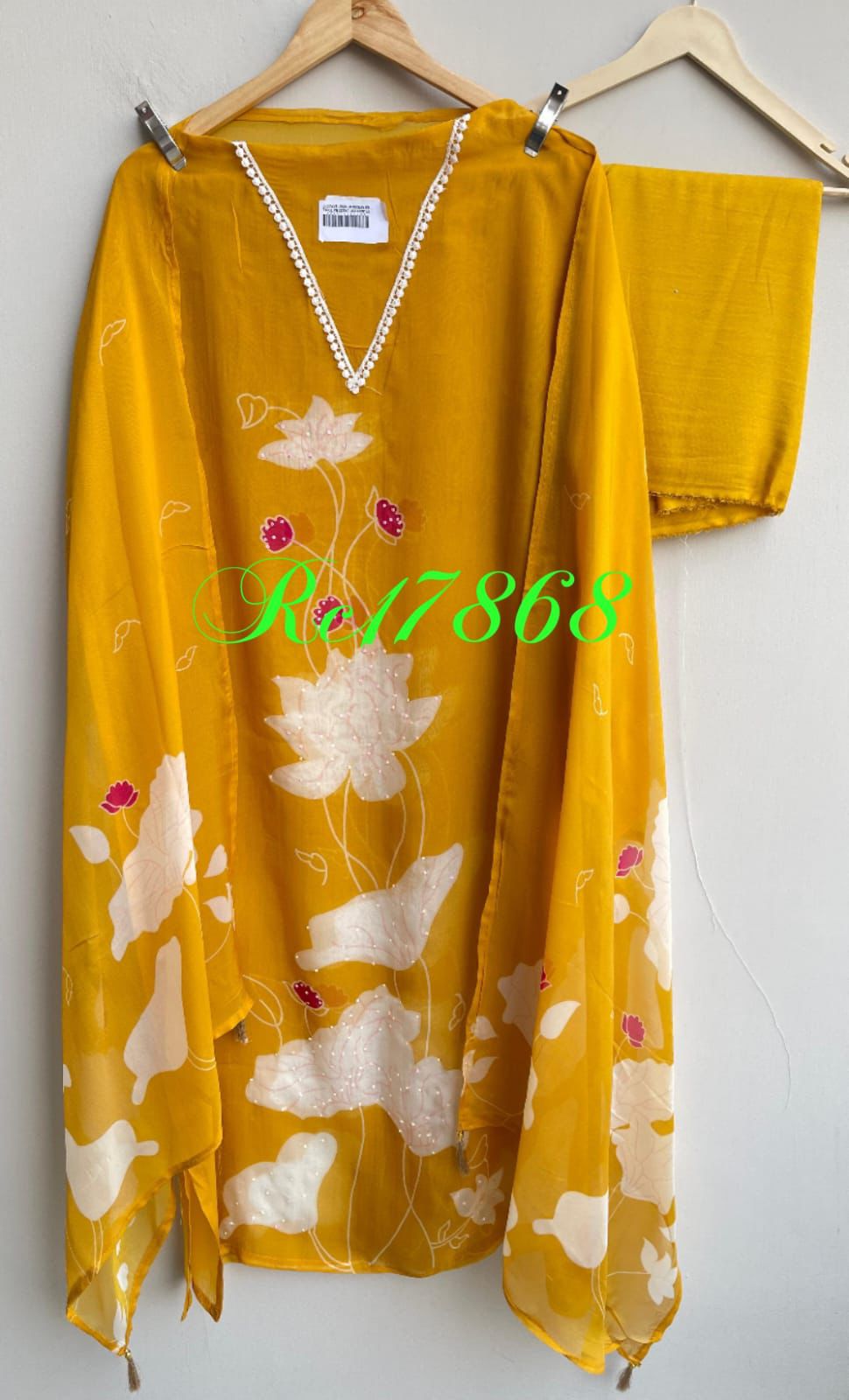 Organza Unstitched Ladies Suit RC-17868 – view 5