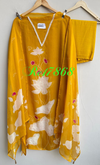 Organza Unstitched Ladies Suit RC-17868 – view 5