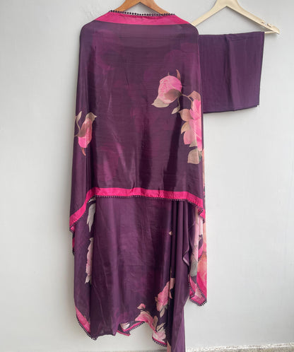 Crepe Satin Unstitched Ladies Suit RC-18165 – view 6