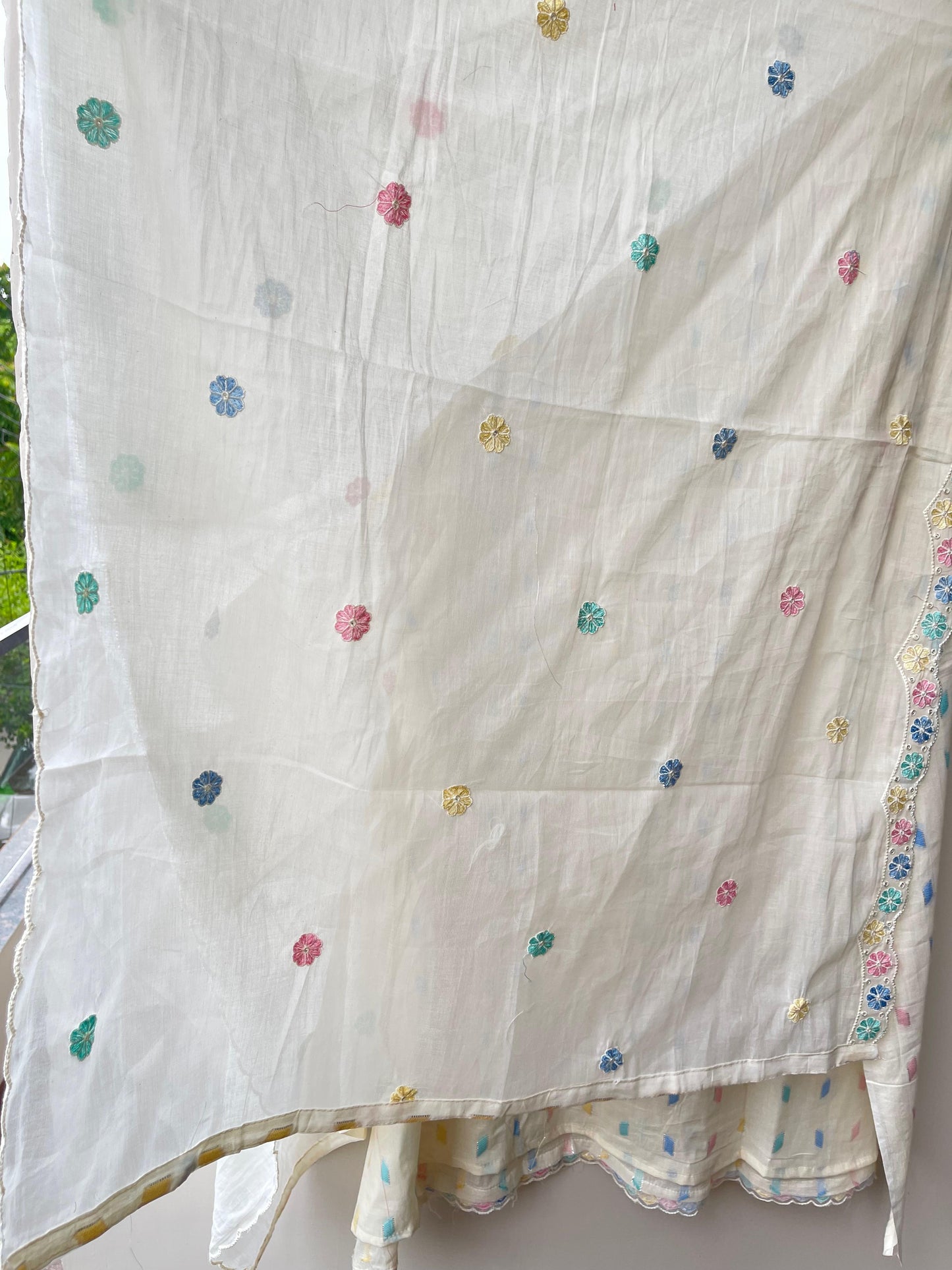 Mul cotton unstitched ladies suit Rc18918