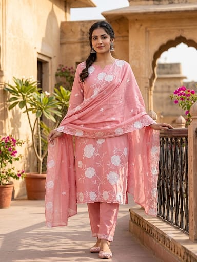 Mul chanderi unstitched ladies suit Rc19326 (b)