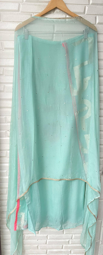 Organza unstitched ladies suit Rc16430