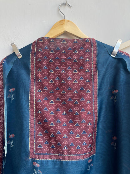 Mul Chanderi Unstitched Ladies Suit RC-18882 – view 6