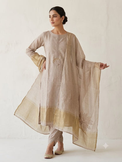 Banarasi mul chanderi ladies unstitched suit Rc19046 (b)