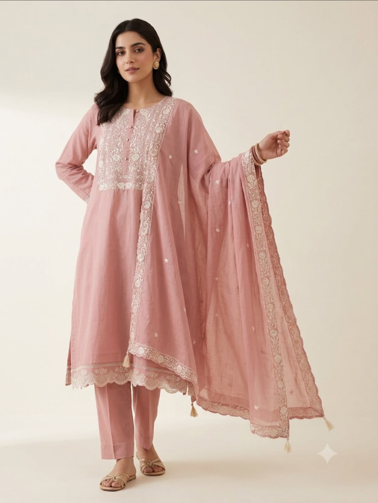 Mul chanderi unstitched ladies suit Rc19012 (b)
