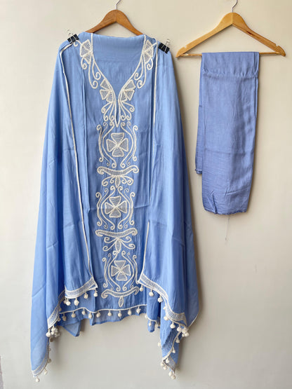 Mul chanderi unstitched ladies suit Rc18926