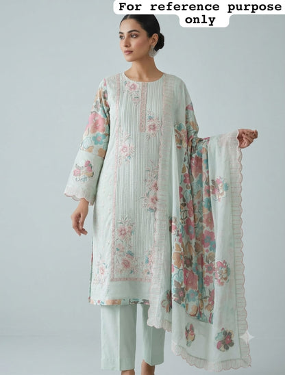 Mul chanderi unstitched ladies suit Rc19109