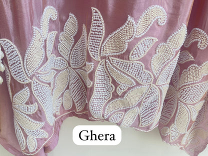 Shimmer silk unstitched ladies suit Rc17896