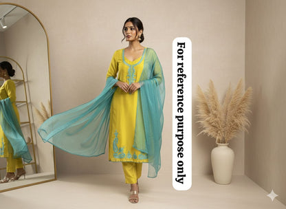 Organza Unstitched Ladies Suit RC-18231 – view 4