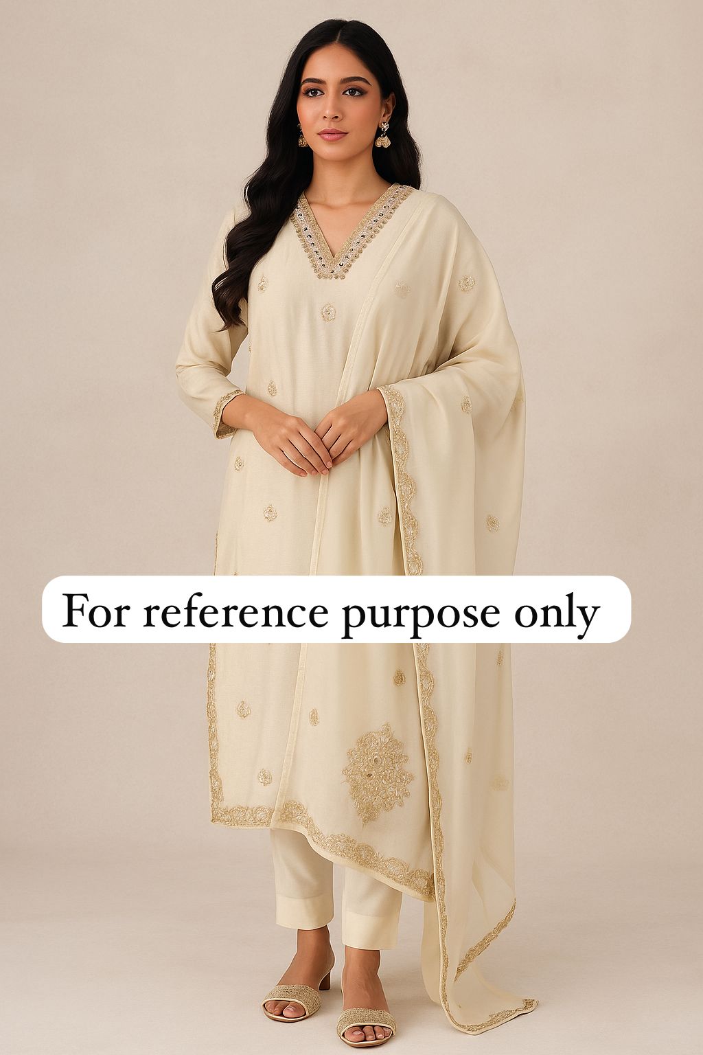 Shimmer silk unstitched ladies suit Rc17832