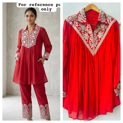 Chinnon fabric ladies stitched coord set Rc19125