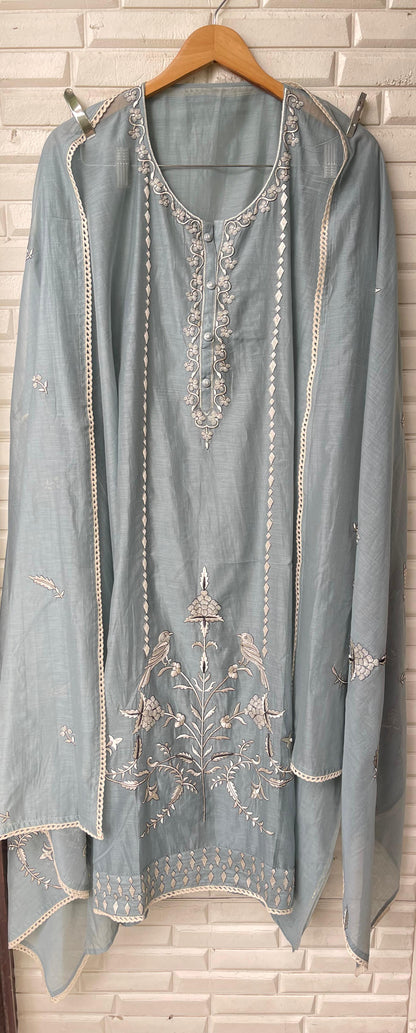 Mul chanderi unstitched ladies suit Rc17331