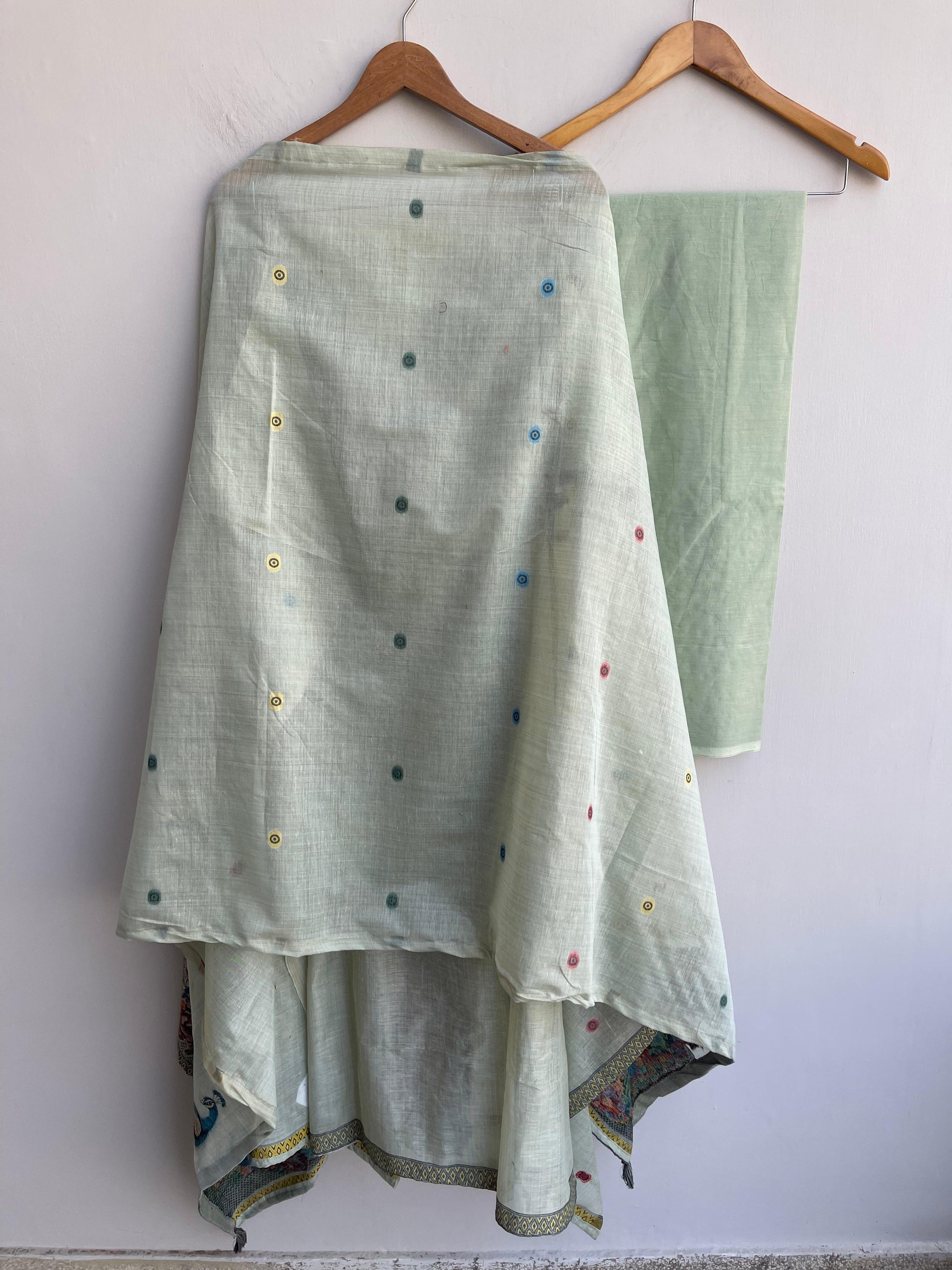 Self Linen Weaved Unstitched Ladies Suit RC-18509 (a) – view 5