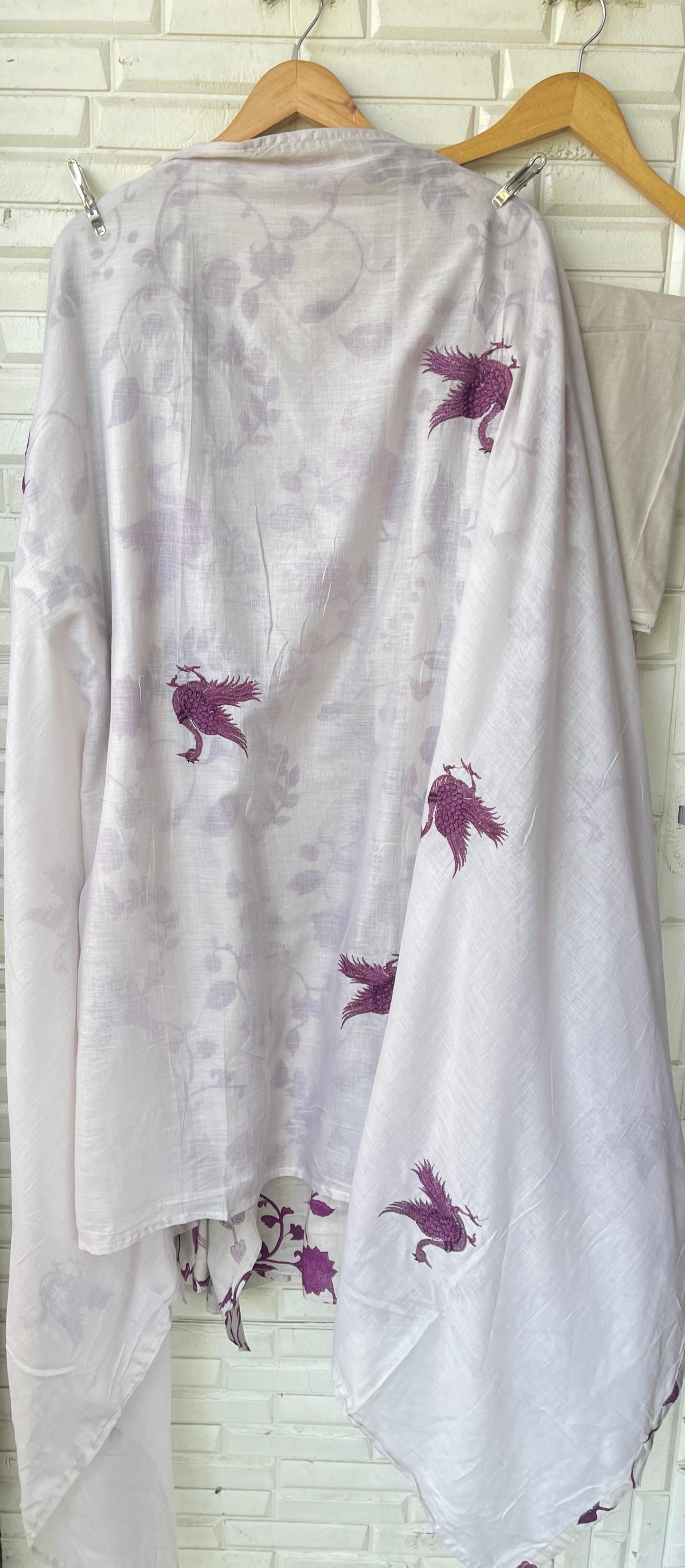 No lining cotton unstitched ladies suit Rc18414 (a)