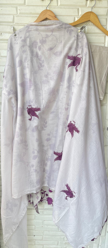 No lining cotton unstitched ladies suit Rc18414 (a)