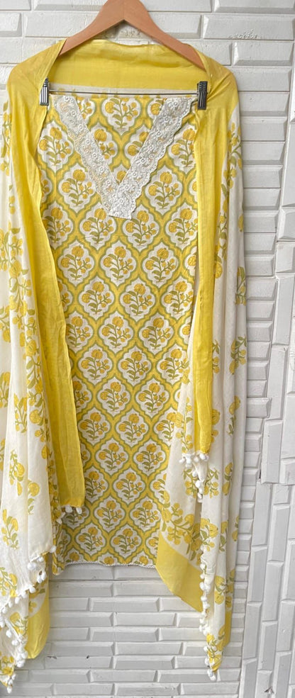 Cotton Printed Unstitched Ladies Suit Rc17398(c)