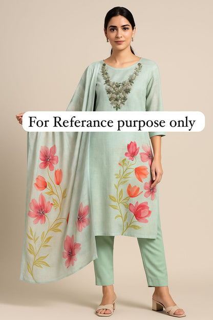 Shimmer Linen Fabric Unstitched Ladies Suit RC-17857 (c) – view 5