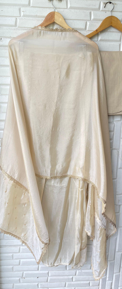 Shimmer silk unstitched ladies suit Rc17415