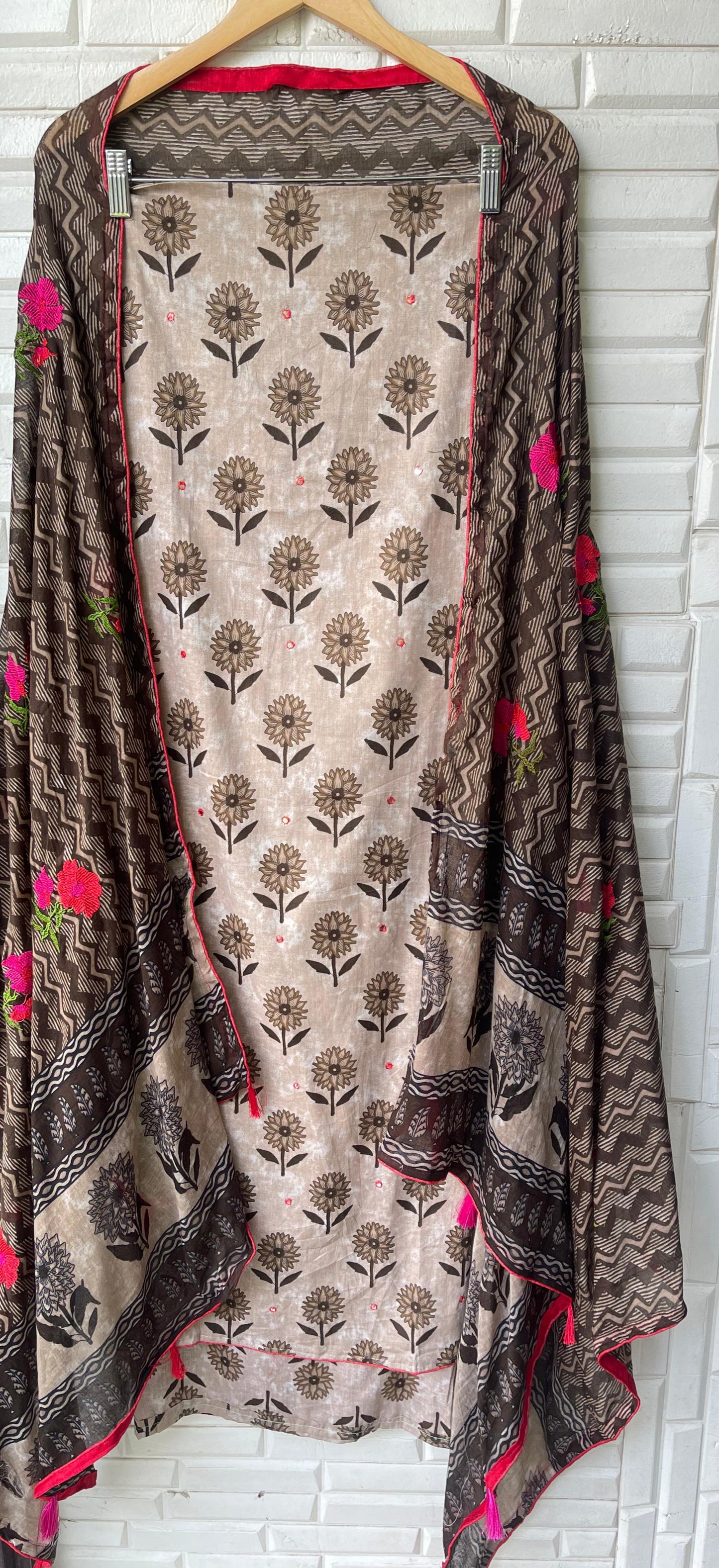 Cotton unstitched ladies suit Rc17368