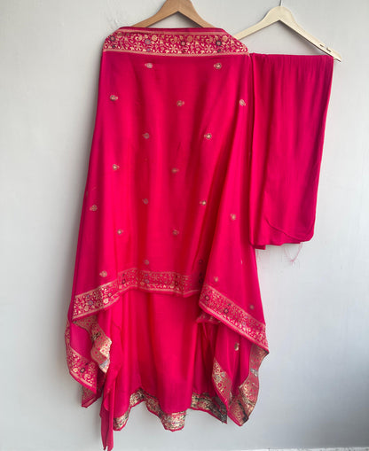 Banarasi silk unstitched ladies suit Rc18242 (a)