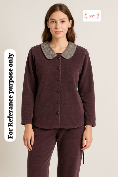 Readymade ladies winter velvet coord set Rc18839