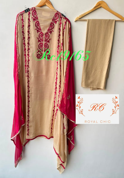 Organza Tuile unstitched ladies suit Rc19163