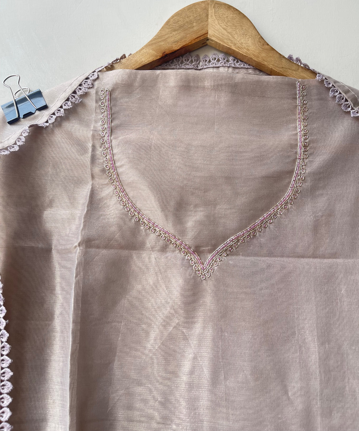 Shimmer Silk Brush Painted Elegant Unstitched Suit Set