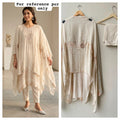 Crepe satin unstitched ladies suit Rc19060 (a)