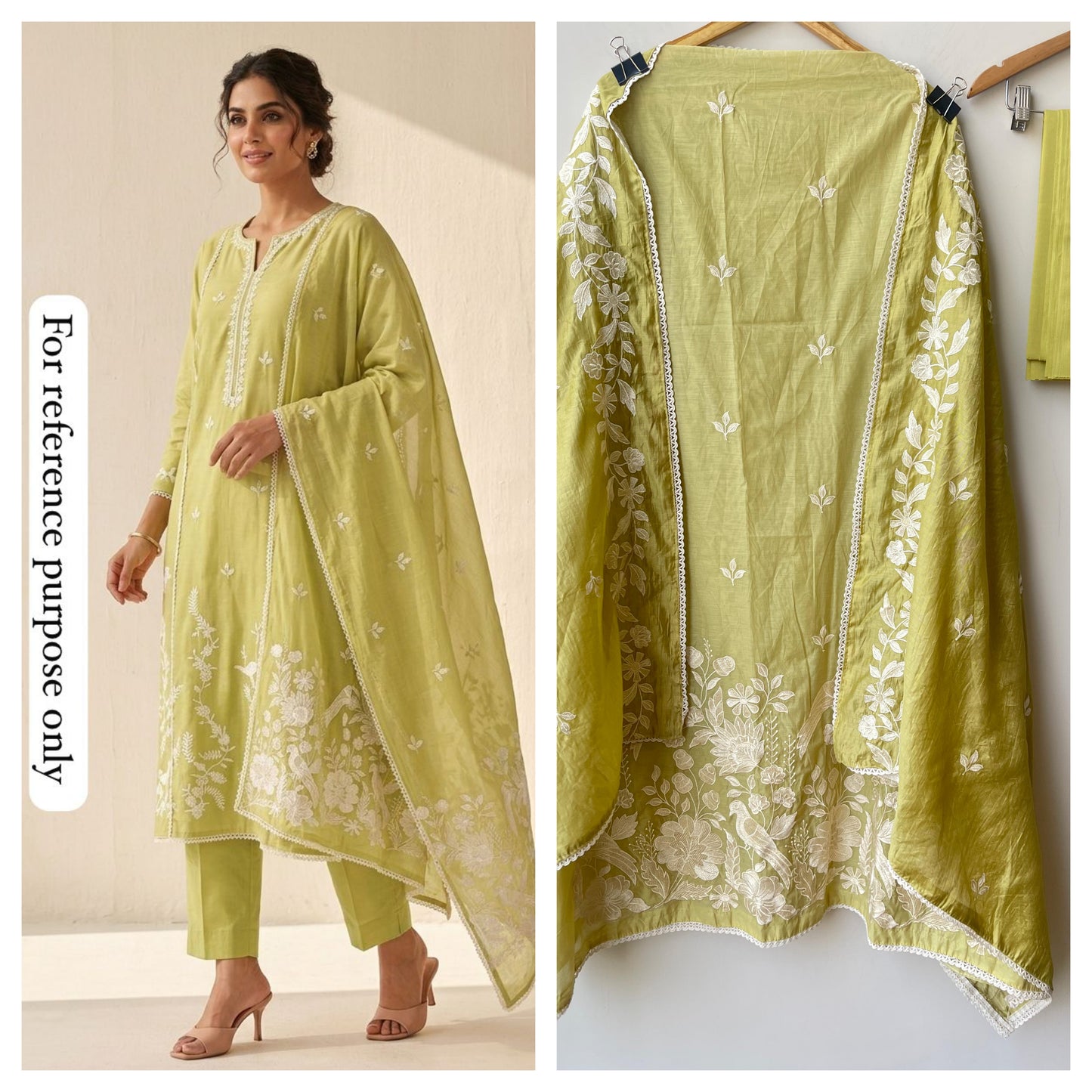 Mul Chanderi Unstitched Ladies Suit RC-18892