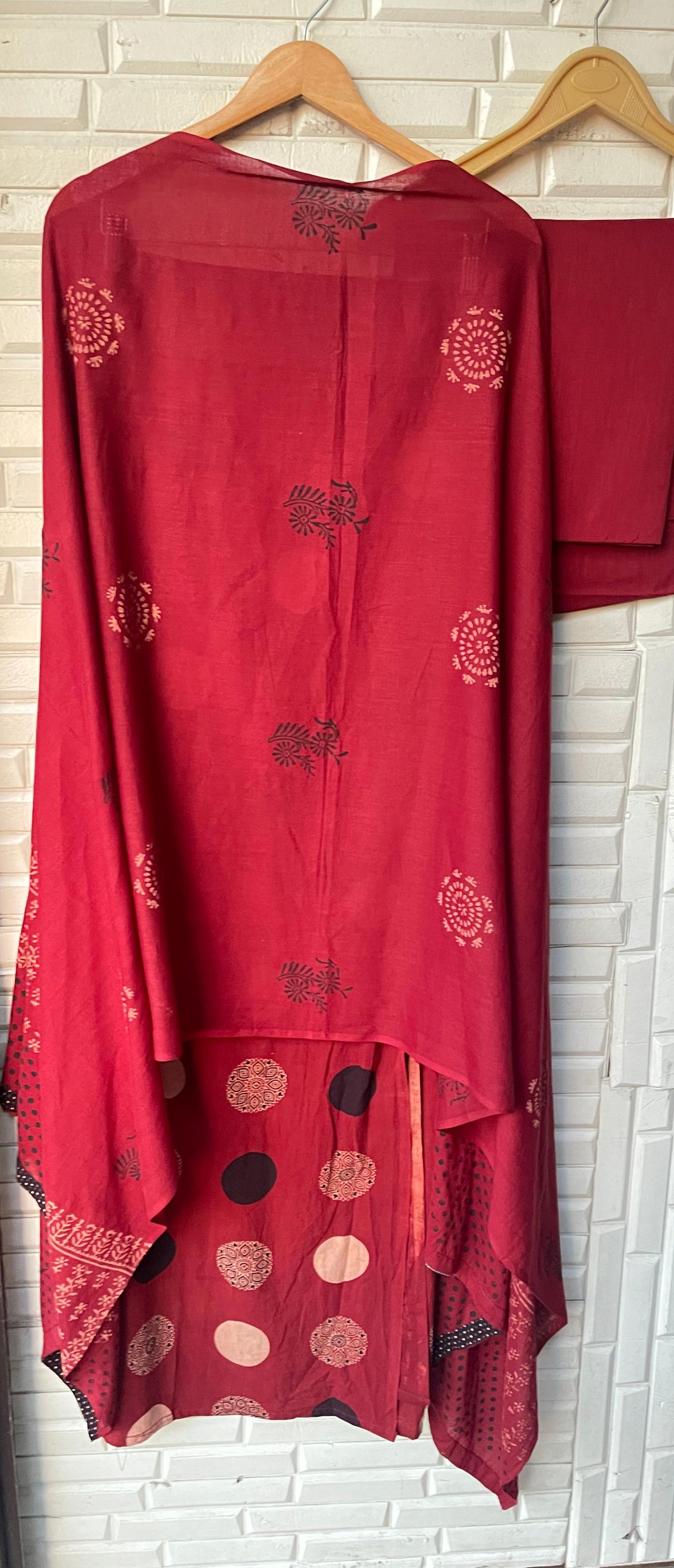 Cotton khadi unstitched ladies suit Rc17583 (a)