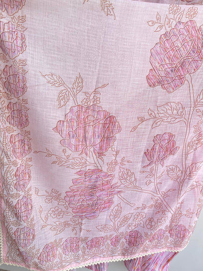 Linen printed unstitched ladies suit Rc18475 (c)