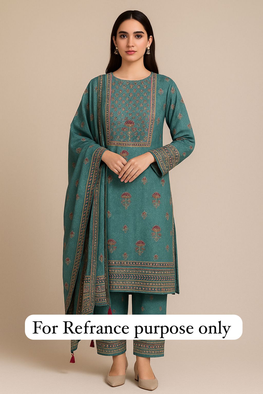 Linen silk unstitched ladies suit Rc17757 (a)