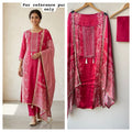 Gajji silk printed unstitched ladies suit Rc19311 (b)