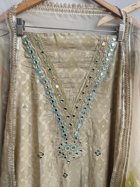 Banarasi Shimmer Silk Unstitched RC-18306