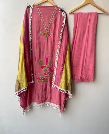 Mul chanderi unstitched ladies suit Rc19282 (c)