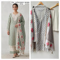 Mul chanderi polka dots printed unstitched ladies suit Rc19209 (b)