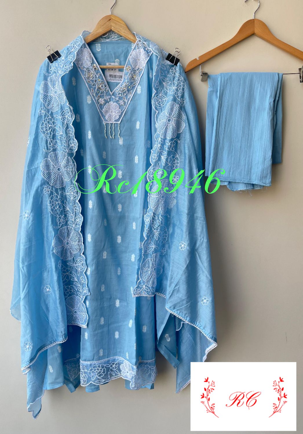 Mul chanderi unstitched ladies suit Rc18946