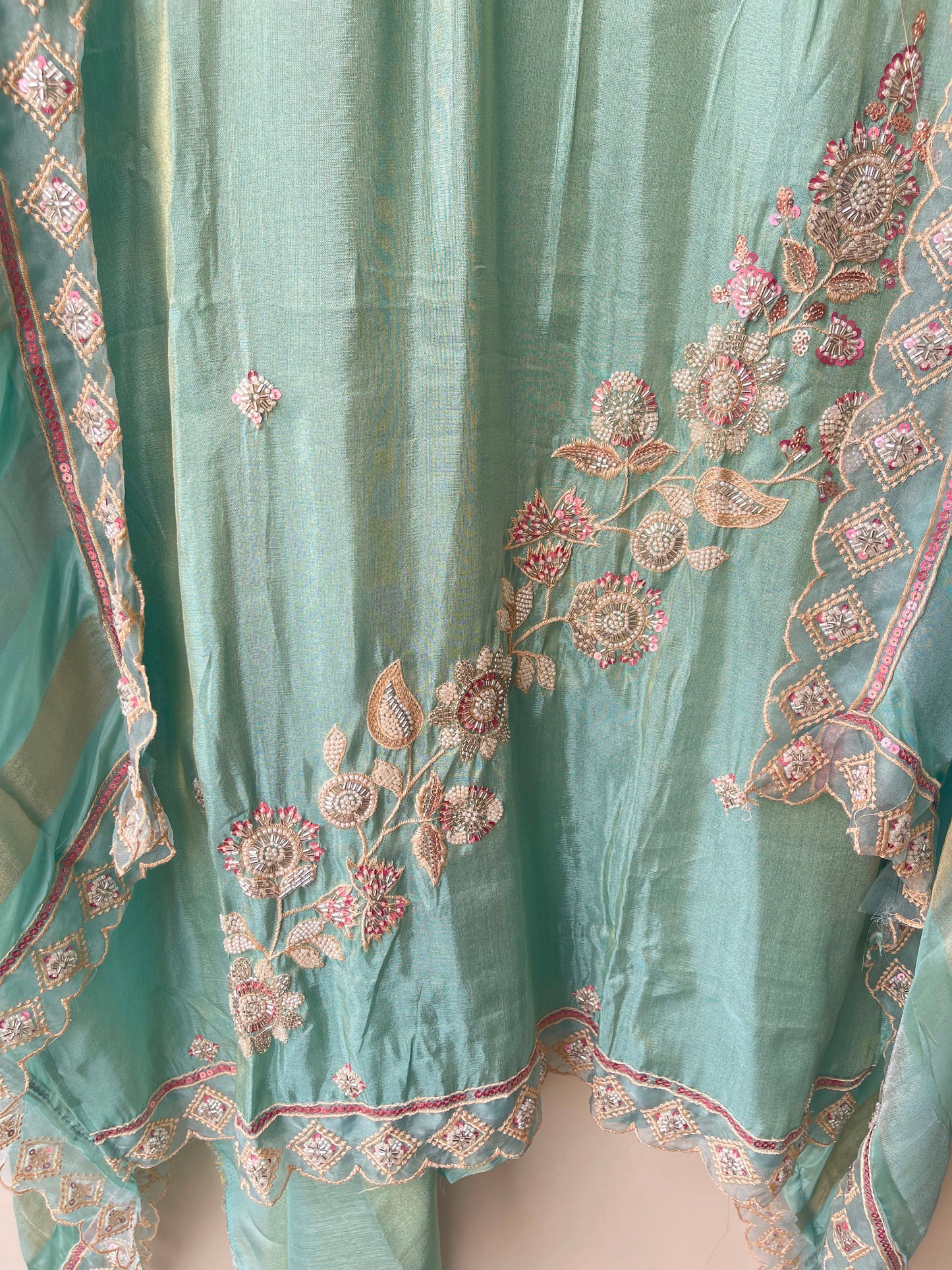 Shimmer silk unstitched ladies suit Rc19203 (a)