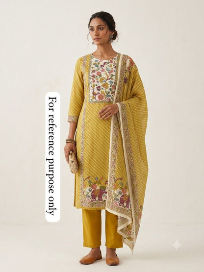 Cotton printed unstitched ladies suit Rc18944