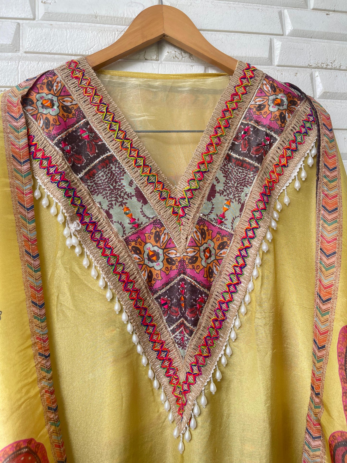 Shimmer silk unstitched ladies suit Rc17779