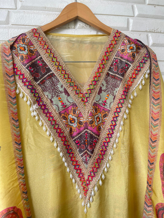 Shimmer silk unstitched ladies suit Rc17779